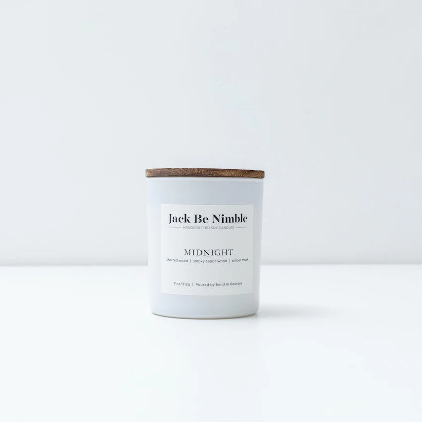 Midnight soy candle from Jack Be Nimble closed