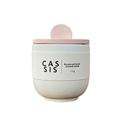 Cassis scented mini soy candle