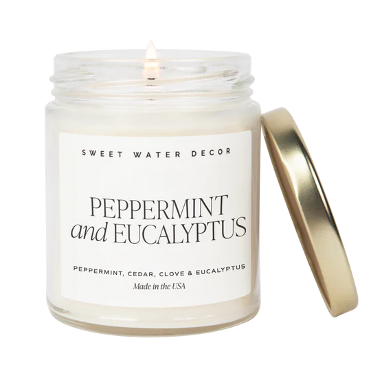 Peppermint & Eucaliptus Soy Candle