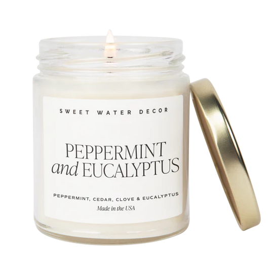 Peppermint & Eucaliptus Soy Candle