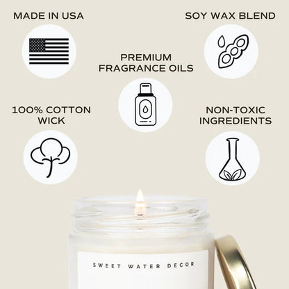 Peppermint & Eucaliptus Soy Candle information