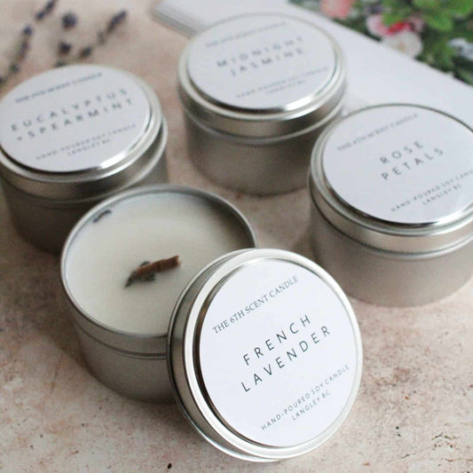 Tin Soy Candle Collection