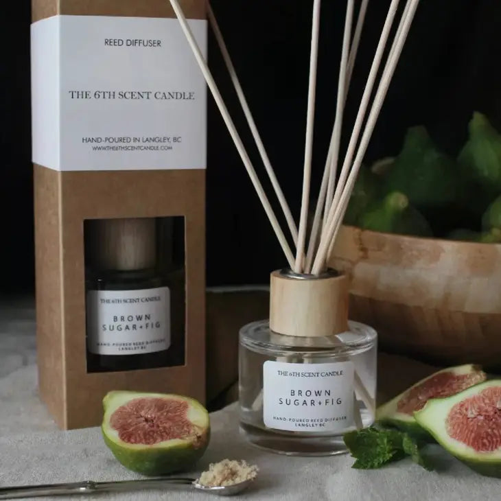 brown sugar + fig Reed Diffuser - The 6th Scent